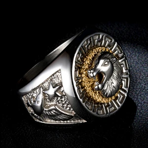 S925silver Lion's head ring large jewelry factory,OEM/ODM Jewelry Trade processing customized,Wholesale jewelry manufacturer