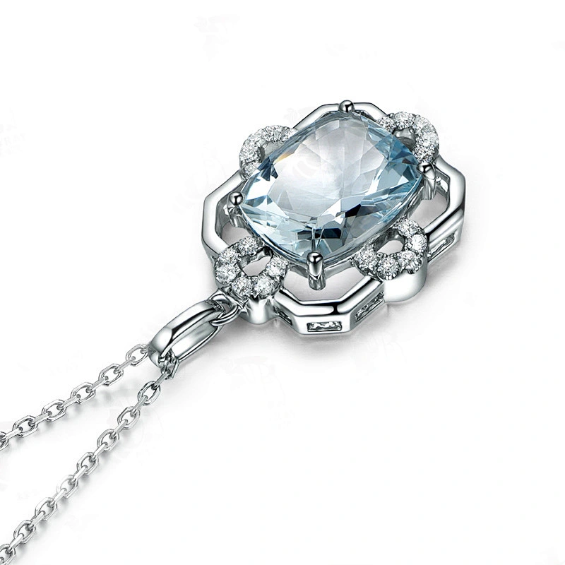 Large grain main stone 925 Silver Pendant large jewelry factory,OEM/ODM Jewelry Trade processing customized,Wholesale jewelry manufacturer