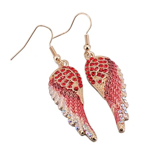 Angel wing Earrings large jewelry factory,OEM/ODM Jewelry Trade processing customized,Wholesale jewelry manufacturer