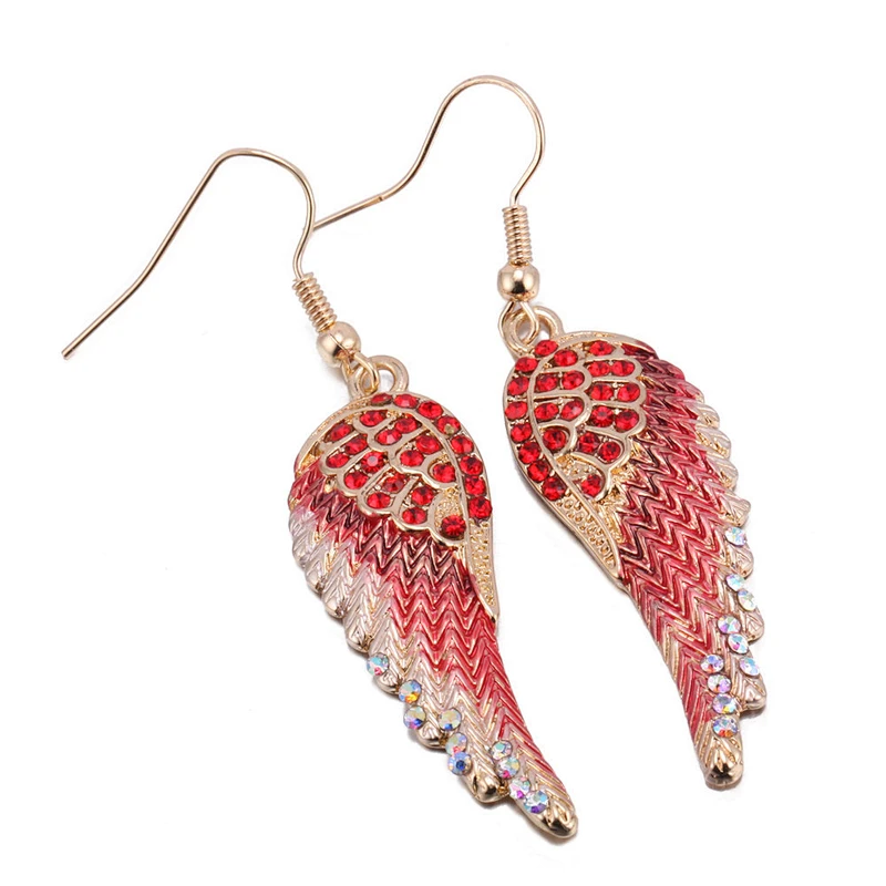 Angel wing Earrings large jewelry factory,OEM/ODM Jewelry Trade processing customized,Wholesale jewelry manufacturer