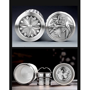 S999 Silver Thermal Cup large jewelry factory,OEM/ODM Jewelry Trade processing customized,Wholesale jewelry manufacturer