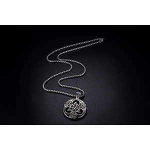 925 silver Chinese Knot Pendant Necklace large jewelry factory,OEM/ODM Jewelry Trade processing customized,Wholesale jewelry manufacturer