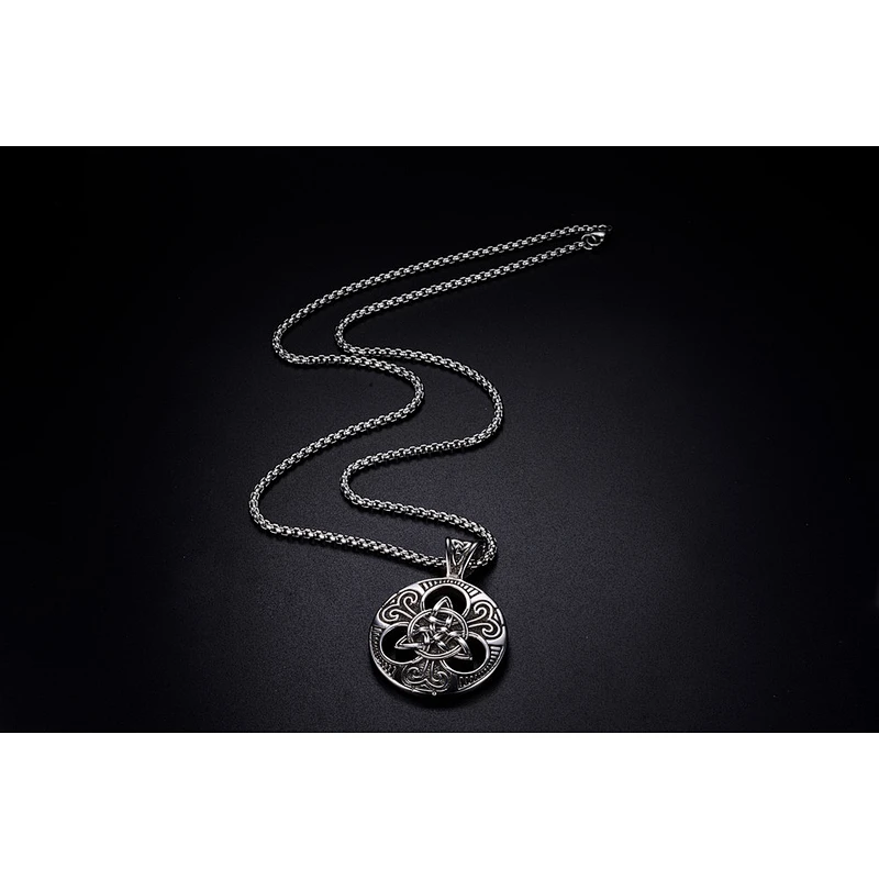 925 silver Chinese Knot Pendant Necklace large jewelry factory,OEM/ODM Jewelry Trade processing customized,Wholesale jewelry manufacturer