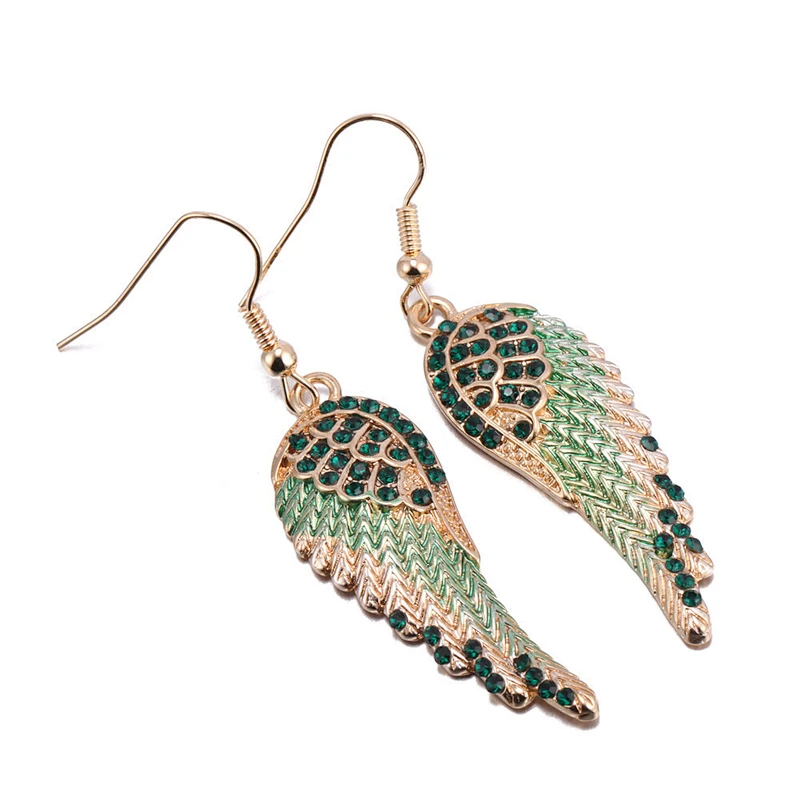 Angel wing Earrings large jewelry factory,OEM/ODM Jewelry Trade processing customized,Wholesale jewelry manufacturer