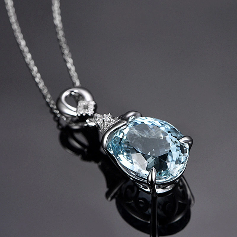 silver jewellery Large grain main stone pendant large jewelry factory,OEM/ODM Jewelry Trade processing customized,Wholesale jewelry manufacturer