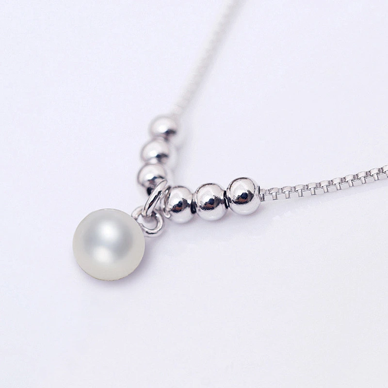 925 silver pearl foot chain large jewelry factory,OEM/ODM Jewelry Trade processing customized,Wholesale jewelry manufacturer