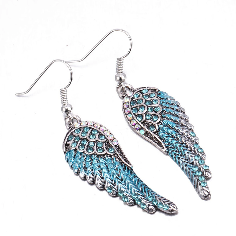 Angel wing Earrings large jewelry factory,OEM/ODM Jewelry Trade processing customized,Wholesale jewelry manufacturer