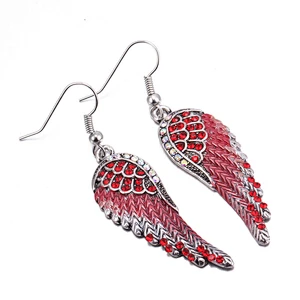 Angel wing Earrings large jewelry factory,OEM/ODM Jewelry Trade processing customized,Wholesale jewelry manufacturer