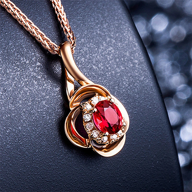 925 Silver Ruby Pendant large jewelry factory,OEM/ODM Jewelry Trade processing customized,Wholesale jewelry manufacturer