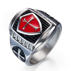 Crusader ring large jewelry factory,OEM/ODM Jewelry Trade processing customized,Wholesale jewelry manufacturer