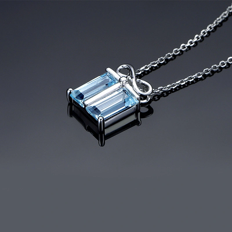silver necklace Large grain main stone pendant large jewelry factory,OEM/ODM Jewelry Trade processing customized,Wholesale jewelry manufacturer