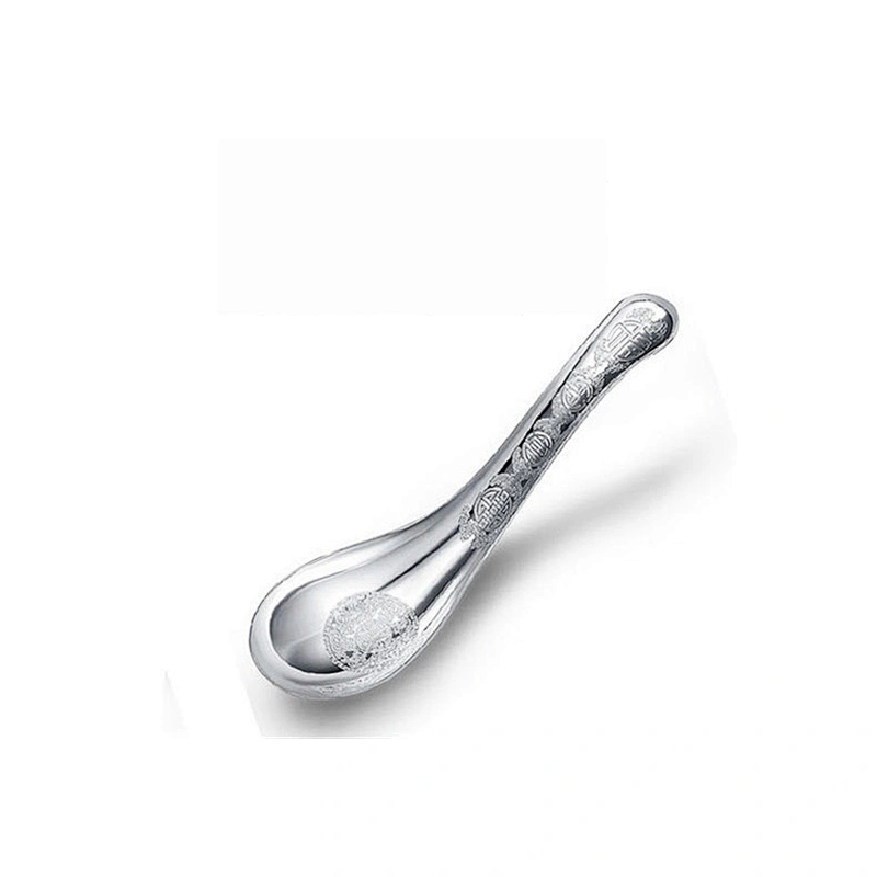 S999 Pure Silver Bowl chopsticks Spoon large jewelry factory,OEM/ODM Jewelry Trade processing customized,Wholesale jewelry manufacturer