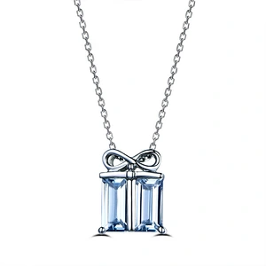 silver necklace Large grain main stone pendant large jewelry factory,OEM/ODM Jewelry Trade processing customized,Wholesale jewelry manufacturer