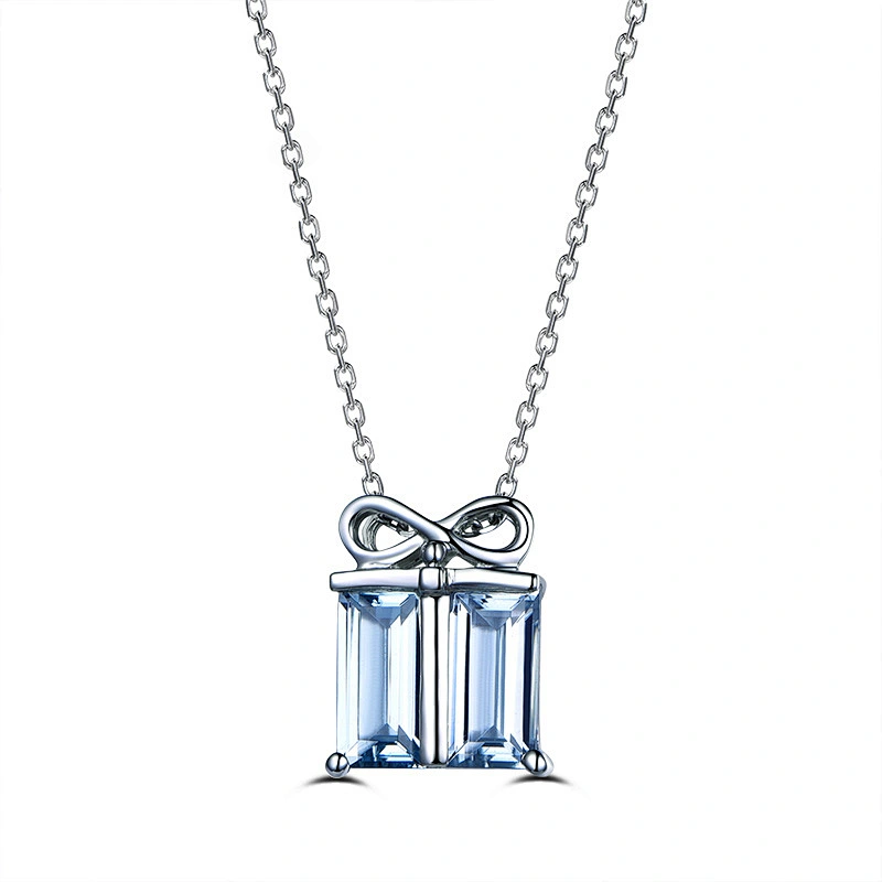 silver necklace Large grain main stone pendant large jewelry factory,OEM/ODM Jewelry Trade processing customized,Wholesale jewelry manufacturer