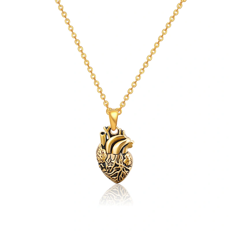 925 Silver Heart Pendant Necklace large jewelry factory,OEM/ODM Jewelry Trade processing customized,Wholesale jewelry manufacturer