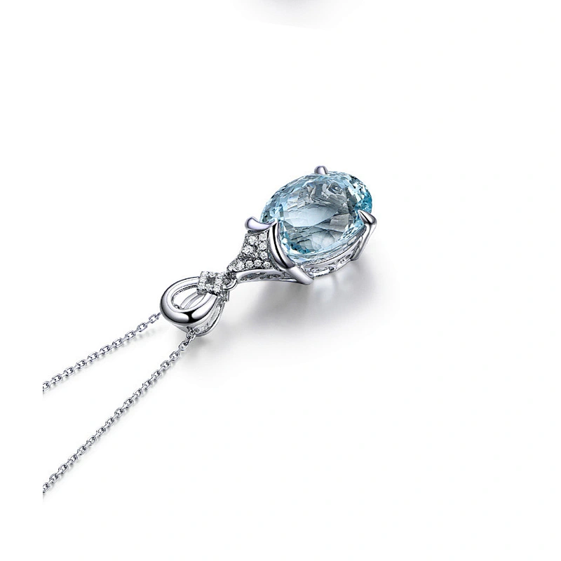 silver jewellery Large grain main stone pendant large jewelry factory,OEM/ODM Jewelry Trade processing customized,Wholesale jewelry manufacturer
