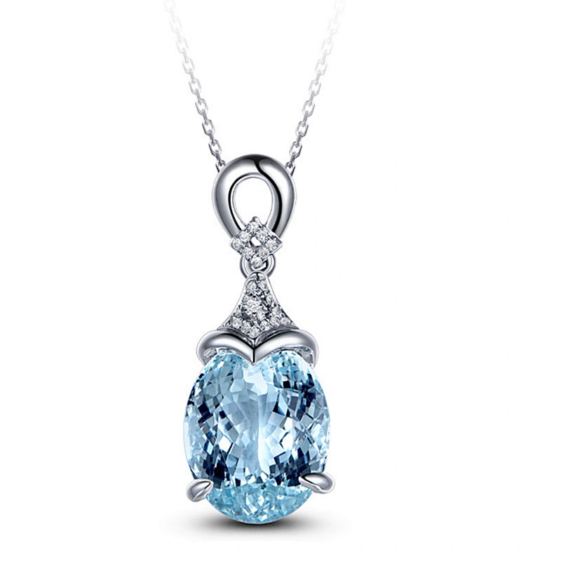 silver jewellery Large grain main stone pendant large jewelry factory,OEM/ODM Jewelry Trade processing customized,Wholesale jewelry manufacturer