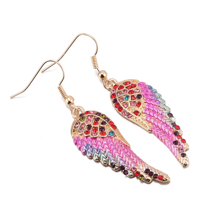 Angel wing Earrings large jewelry factory,OEM/ODM Jewelry Trade processing customized,Wholesale jewelry manufacturer