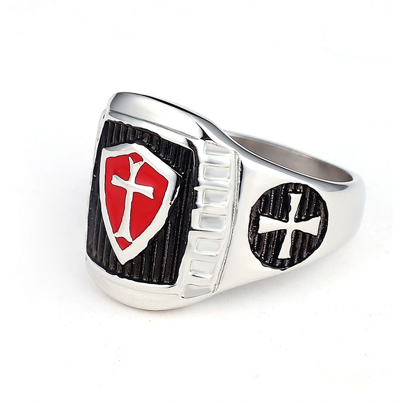 Crusader ring large jewelry factory,OEM/ODM Jewelry Trade processing customized,Wholesale jewelry manufacturer