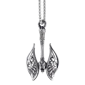 Pirate axe Pendant Necklace large jewelry factory,OEM/ODM Jewelry Trade processing customized,Wholesale jewelry manufacturer