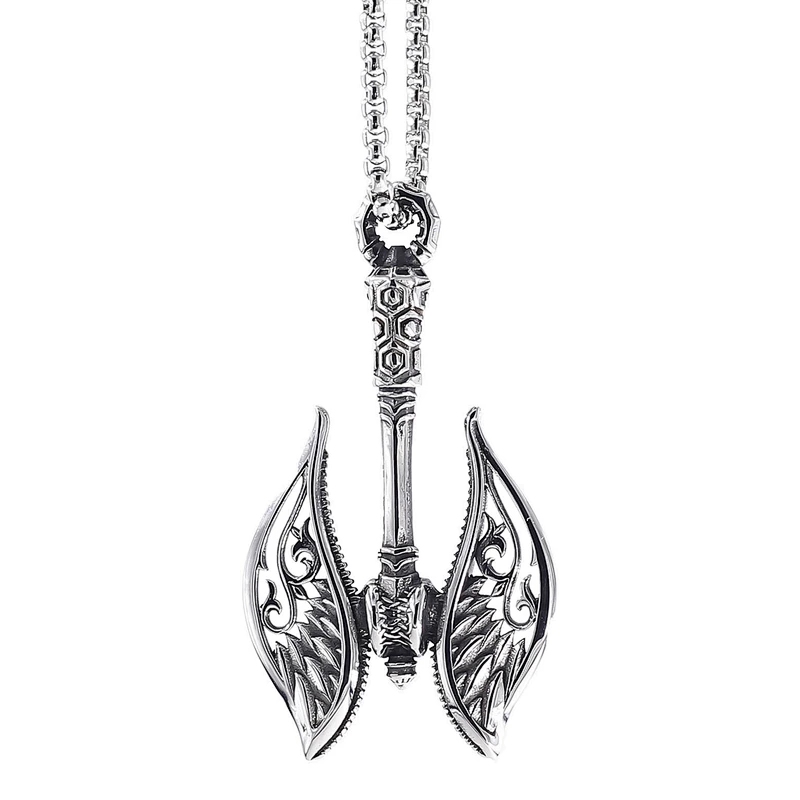 Pirate axe Pendant Necklace large jewelry factory,OEM/ODM Jewelry Trade processing customized,Wholesale jewelry manufacturer