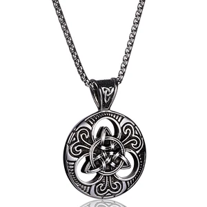 925 silver Chinese Knot Pendant Necklace large jewelry factory,OEM/ODM Jewelry Trade processing customized,Wholesale jewelry manufacturer