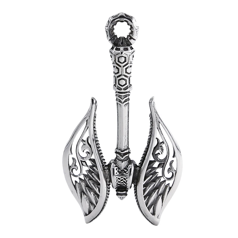 Pirate axe Pendant Necklace large jewelry factory,OEM/ODM Jewelry Trade processing customized,Wholesale jewelry manufacturer