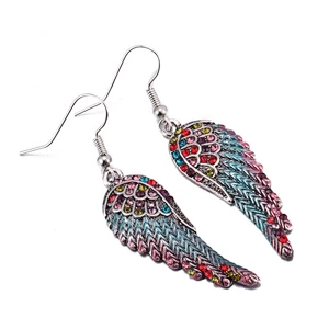 Angel wing Earrings large jewelry factory,OEM/ODM Jewelry Trade processing customized,Wholesale jewelry manufacturer