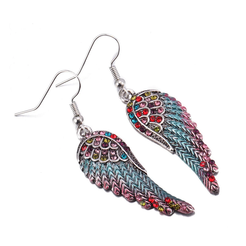 Angel wing Earrings large jewelry factory,OEM/ODM Jewelry Trade processing customized,Wholesale jewelry manufacturer