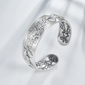 Chinese wind and silver bracelet bracelets for women large jewelry factory,OEM/ODM Jewelry Trade processing customized,Wholesale jewelry manufacturer