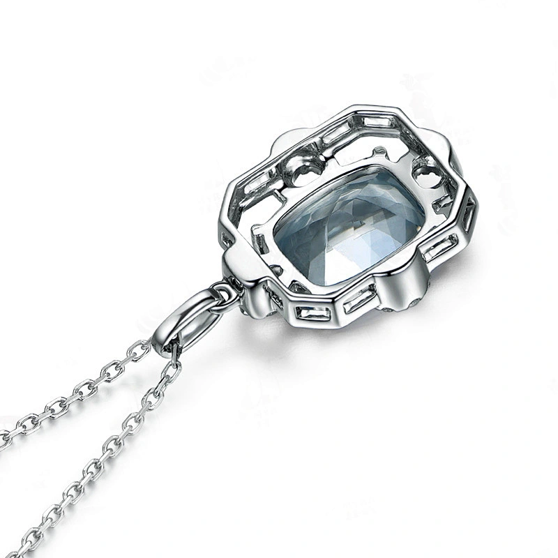 Large grain main stone 925 Silver Pendant large jewelry factory,OEM/ODM Jewelry Trade processing customized,Wholesale jewelry manufacturer