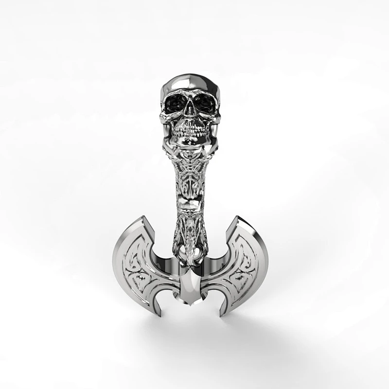 Viking axe Pendant Necklace large jewelry factory,OEM/ODM Jewelry Trade processing customized,Wholesale jewelry manufacturer