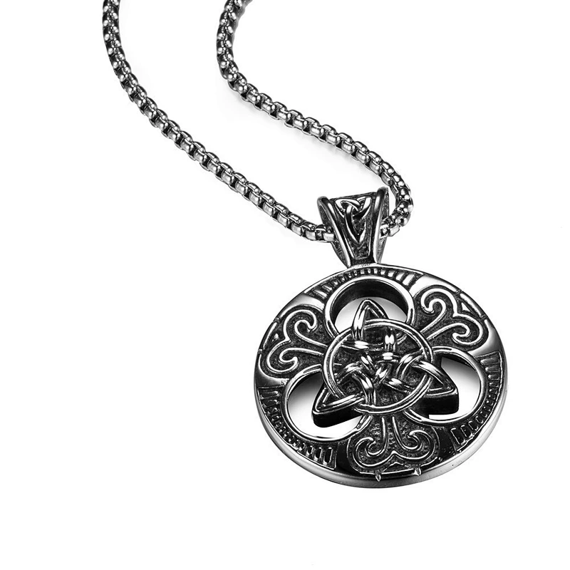 925 silver Chinese Knot Pendant Necklace large jewelry factory,OEM/ODM Jewelry Trade processing customized,Wholesale jewelry manufacturer