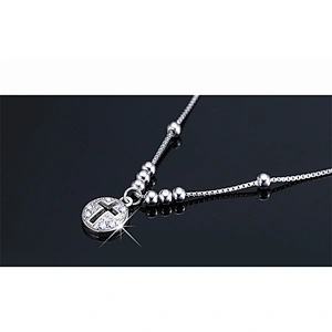 925 hollow cross foot chain large jewelry factory,OEM/ODM Jewelry Trade processing customized,Wholesale jewelry manufacturer