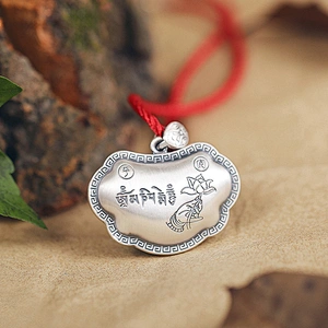 999 Pure Silver China Wind Long Life Lock large jewelry factory,OEM/ODM Jewelry Trade processing customized,Wholesale jewelry manufacturer