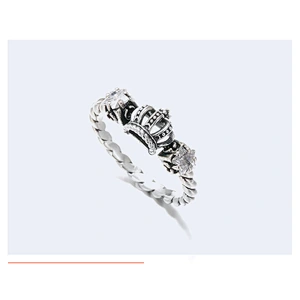 925 silver crown ring large jewelry factory,OEM/ODM Jewelry Trade processing customized,Wholesale jewelry manufacturer