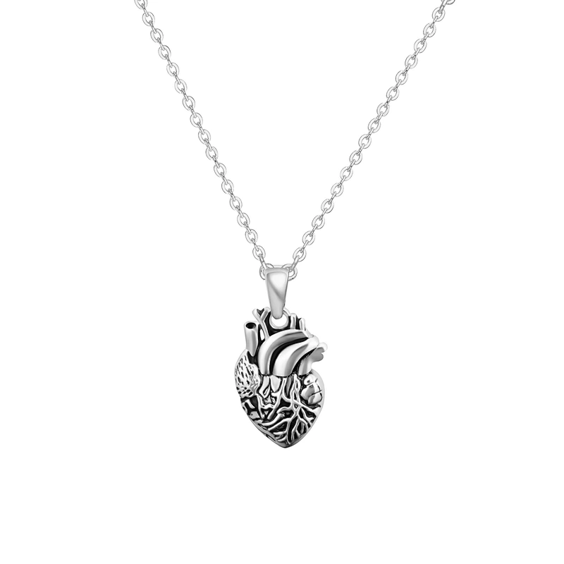 925 Silver Heart Pendant Necklace large jewelry factory,OEM/ODM Jewelry Trade processing customized,Wholesale jewelry manufacturer
