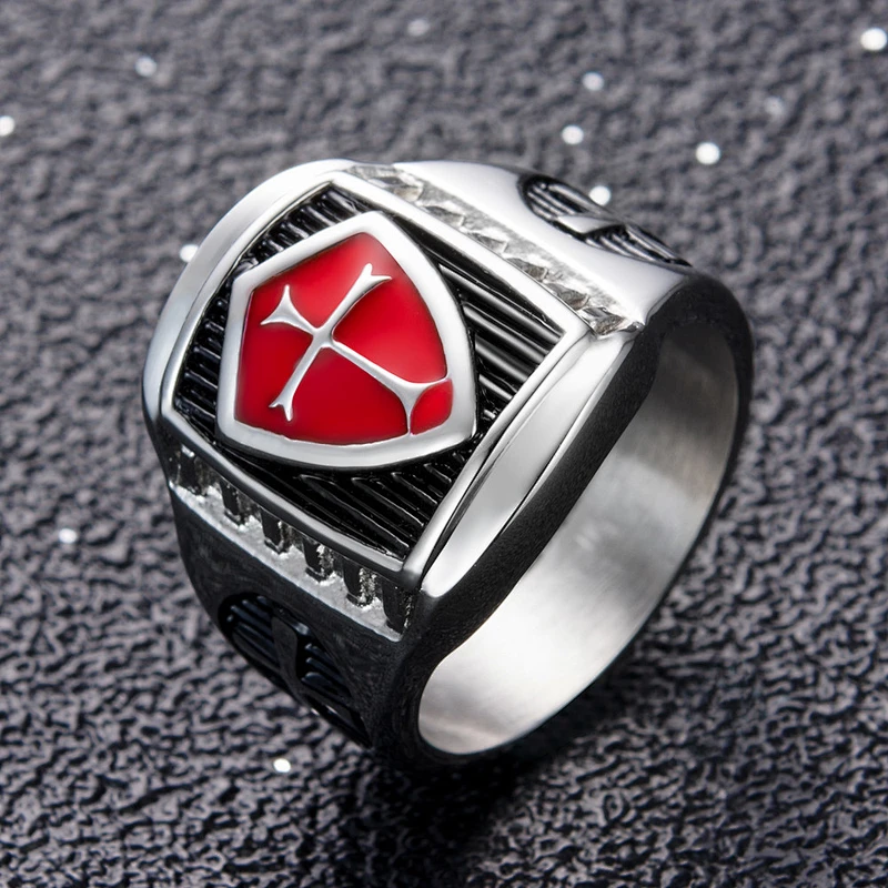 Crusader ring large jewelry factory,OEM/ODM Jewelry Trade processing customized,Wholesale jewelry manufacturer