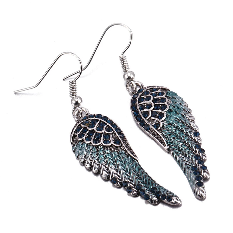 Angel wing Earrings large jewelry factory,OEM/ODM Jewelry Trade processing customized,Wholesale jewelry manufacturer