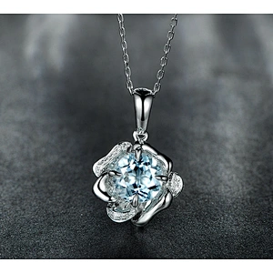 Large grain main stone pendant large jewelry factory,OEM/ODM Jewelry Trade processing customized,Wholesale jewelry manufacturer