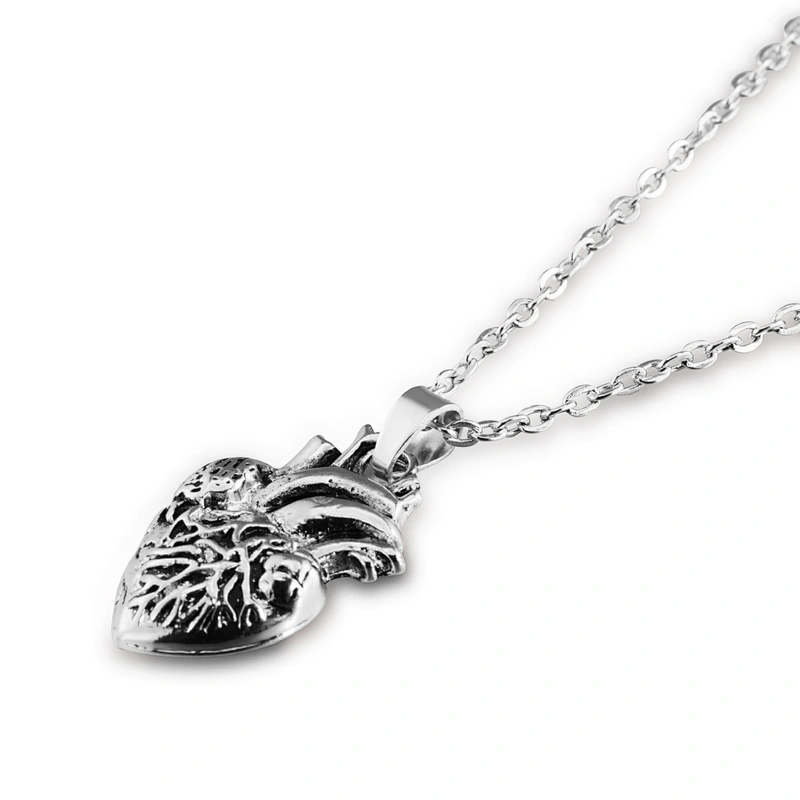 925 Silver Heart Pendant Necklace large jewelry factory,OEM/ODM Jewelry Trade processing customized,Wholesale jewelry manufacturer