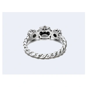 925 silver crown ring large jewelry factory,OEM/ODM Jewelry Trade processing customized,Wholesale jewelry manufacturer