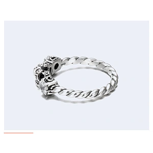 925 silver crown ring large jewelry factory,OEM/ODM Jewelry Trade processing customized,Wholesale jewelry manufacturer