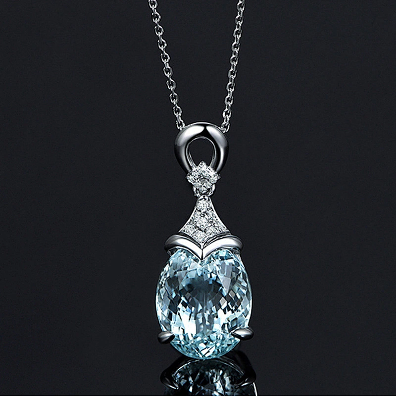 silver jewellery Large grain main stone pendant large jewelry factory,OEM/ODM Jewelry Trade processing customized,Wholesale jewelry manufacturer