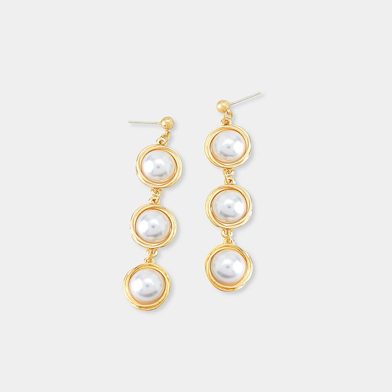 925 silver long fringe Pearl Earrings large jewelry factory,OEM/ODM Jewelry Trade processing customized,Wholesale jewelry manufacturer