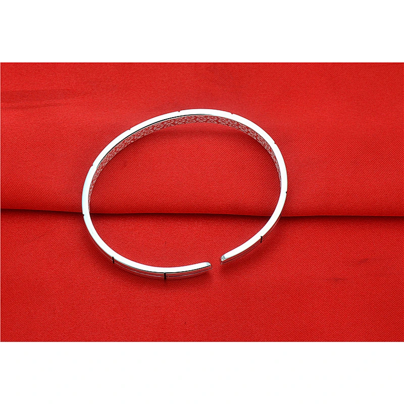 999 sterling silver square foot Silver Bracelet large jewelry factory,OEM/ODM Jewelry Trade processing customized,Wholesale jewelry manufacturer