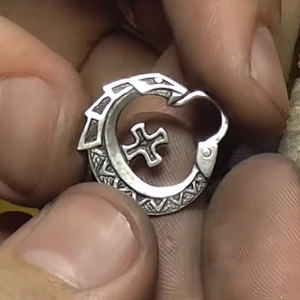 Изготовление казачьей серьги (Making Cossack earring)