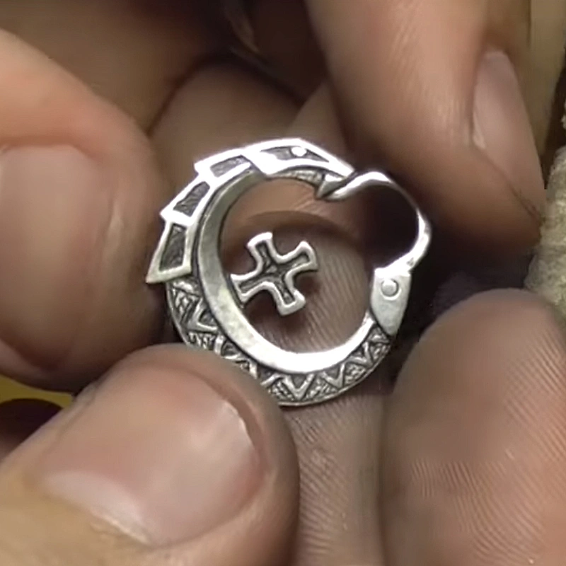 Изготовление казачьей серьги (Making Cossack earring)