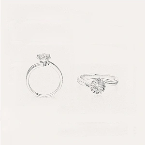 925 silver single stone engagement ring large jewelry factory,OEM/ODM Jewelry Trade processing customized,Wholesale jewelry manufacturer