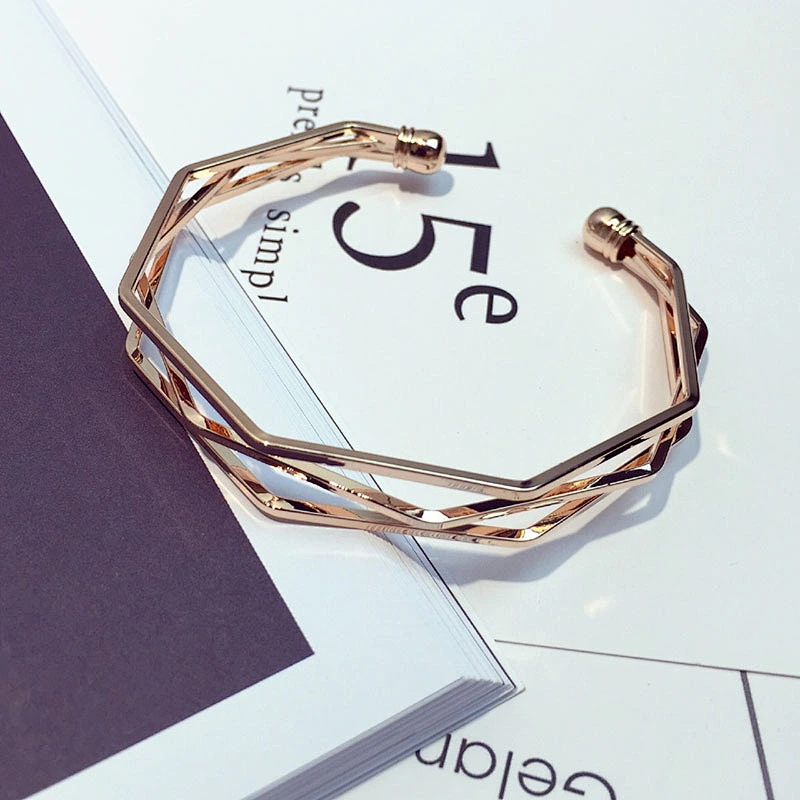 999 Sterling Silver irregular geometry Bracelet large jewelry factory,OEM/ODM Jewelry Trade processing customized,Wholesale jewelry manufacturer
